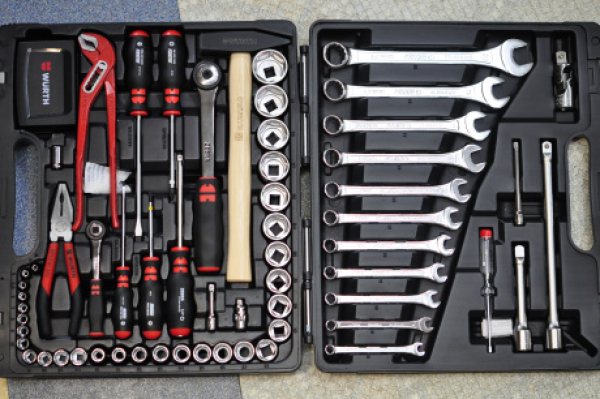 Werkzeugkoffer komplett Set 93 teilig